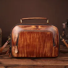 BULLCAPTAIN Для женщин из натуральной кожи Винтаж Tote Сумка Высокое качество дамы сумка дорожные сумки Сумки