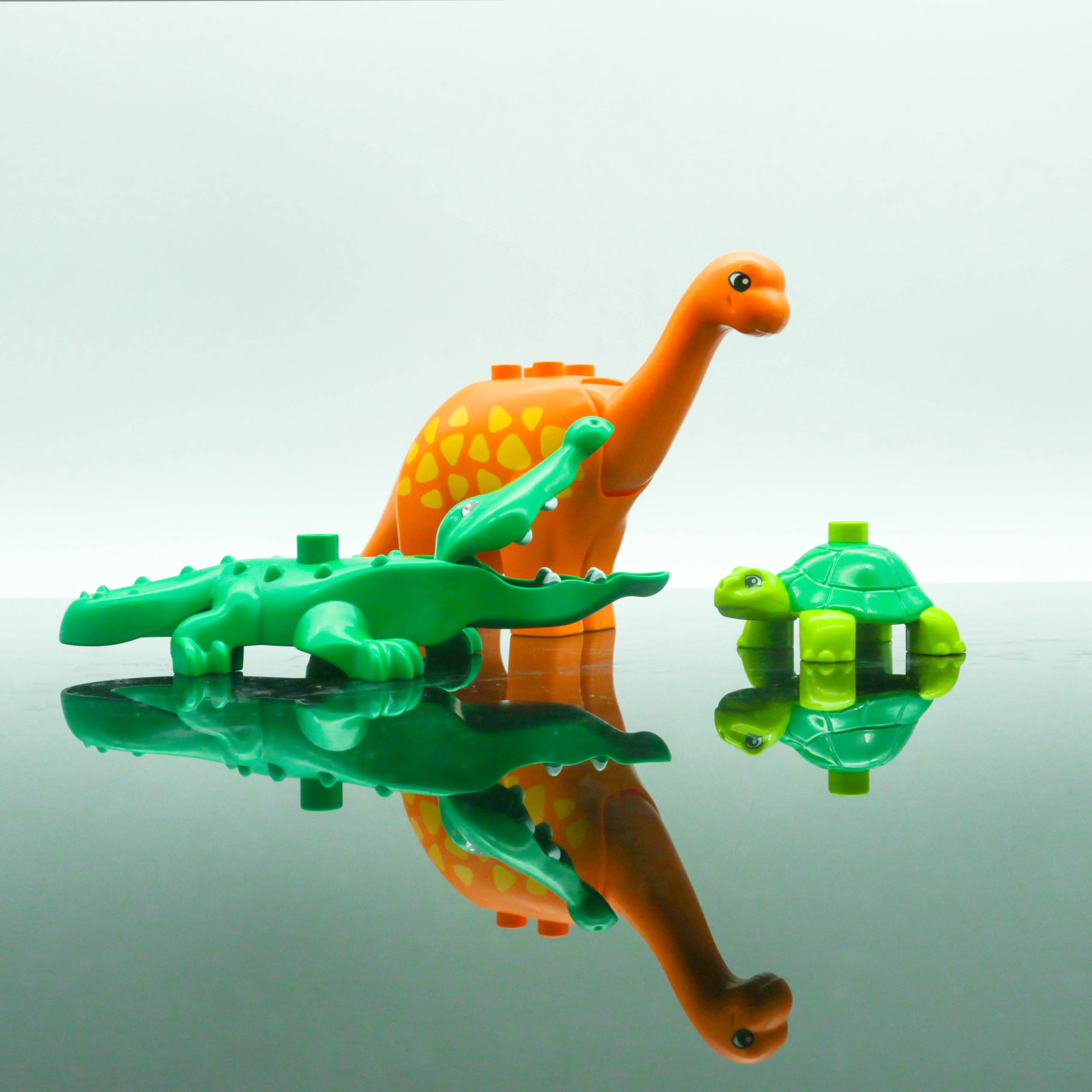 Duplos строительные блоки Животные Динозавр Юрского периода мир парк животных