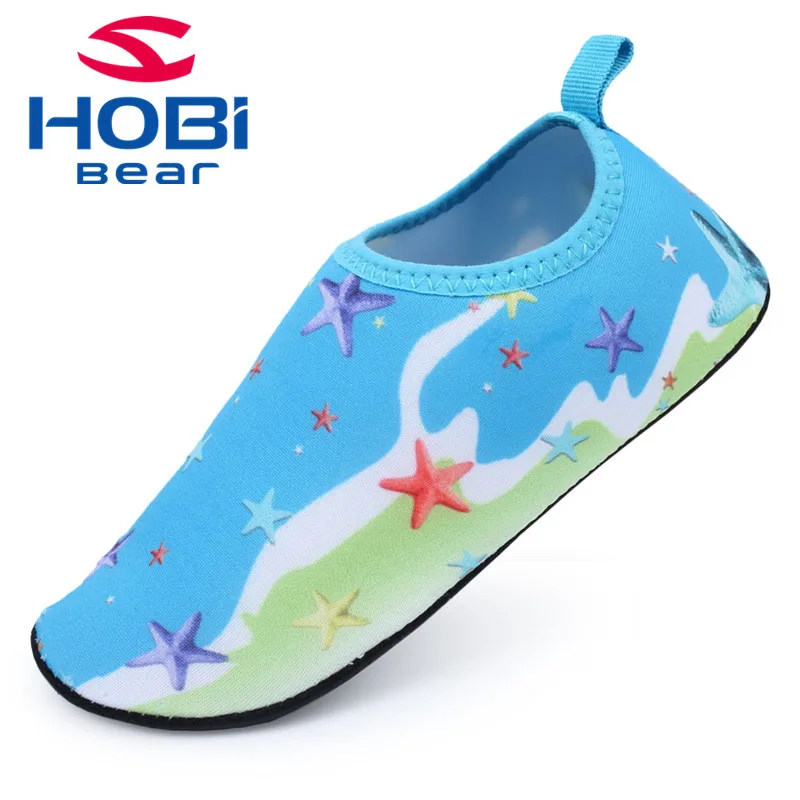 

Children Beach Slippers for Boys Girls Kids Water Shoes Swimming Flip Flops Summer Barefoot Socks Brand Children Hobibear
