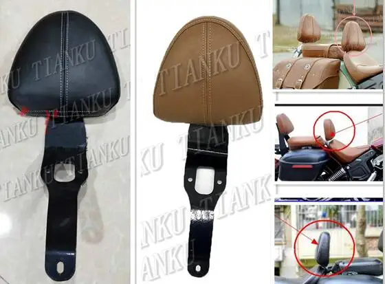 

Motorcycle Black Driver Front Backrest For Indian Scout Bobber