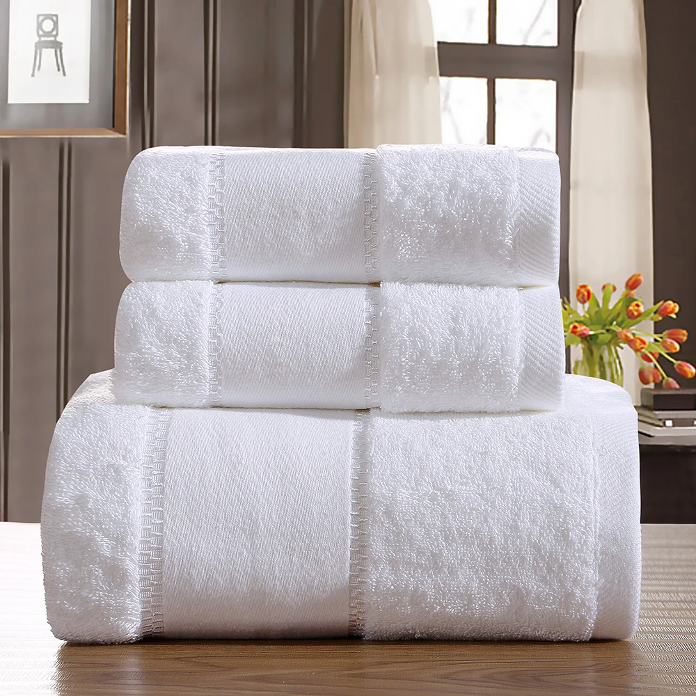 Luxury Five star Hotel 100% Cotton Brand Bath Towel Sets ...