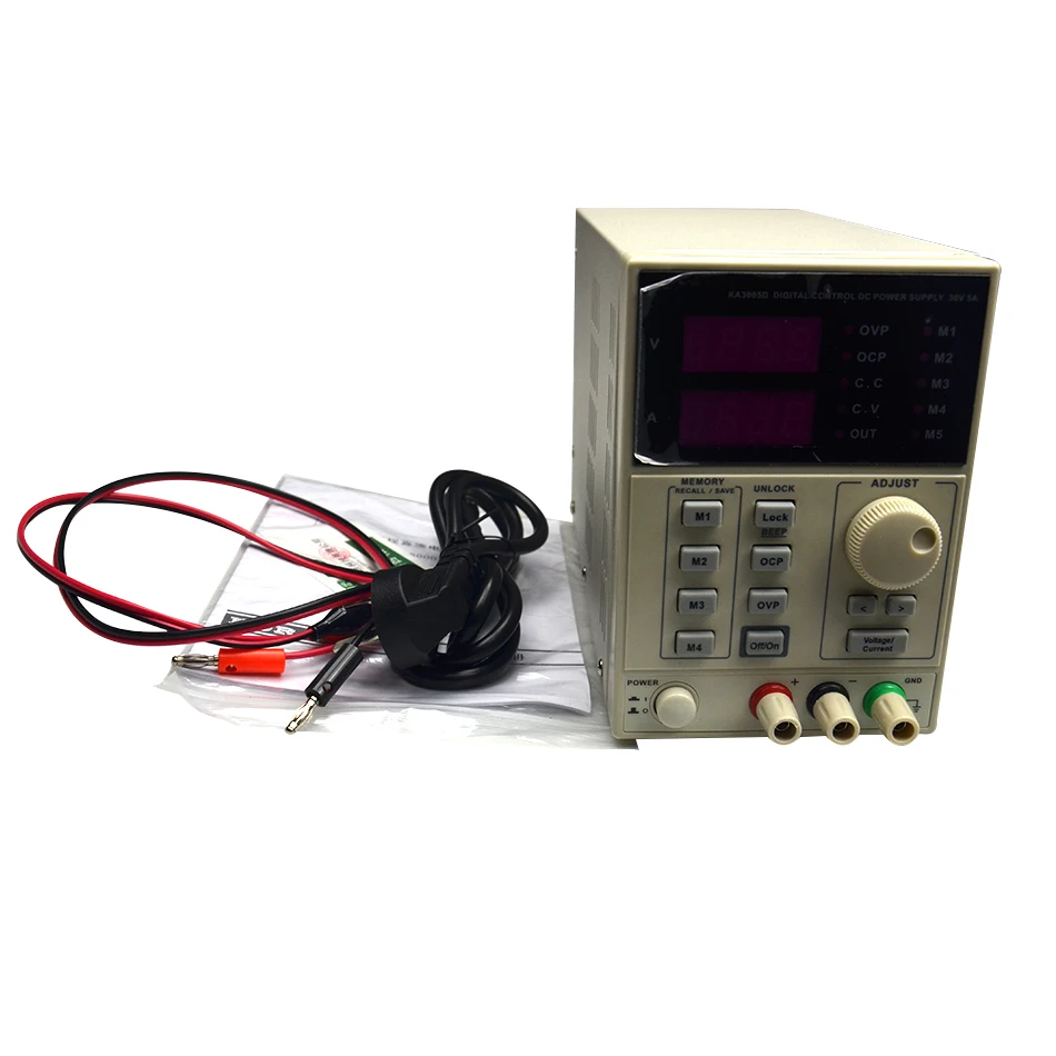

220V KA3005D high precision Adjustable Digital DC Power Supply 30V/5A for scientific research service Laboratory 0.01V 0.001A