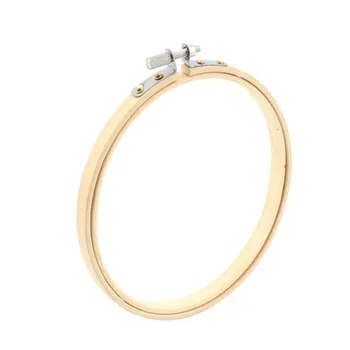 

New 17 cm Embroidery Hoop Circle Round Bamboo Frame Art Craft DIY Cross Stitch