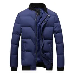 2018 новые зимние куртки парка Для мужчин осень-зима теплая верхняя одежда брендовая облегающая Для мужчин s пальто Повседневное ветровки