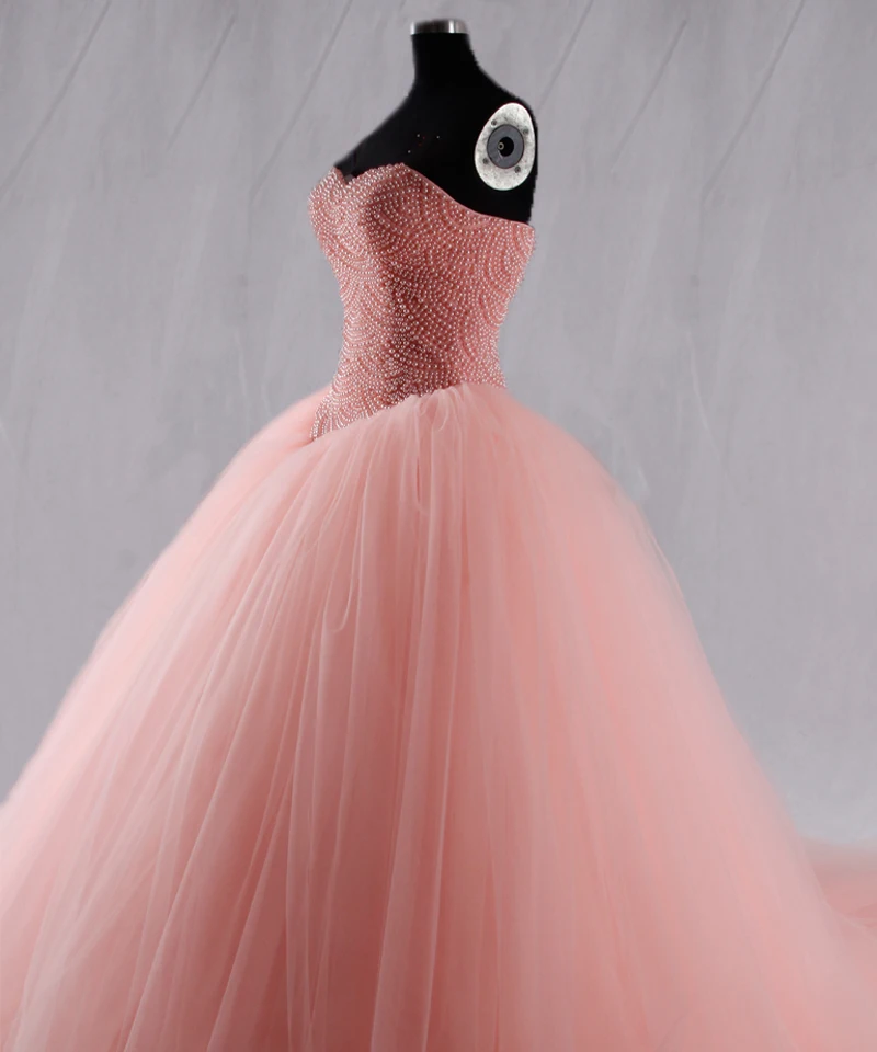 Quinceanera Dresses Ball Gown Prom Dress Princess Coral