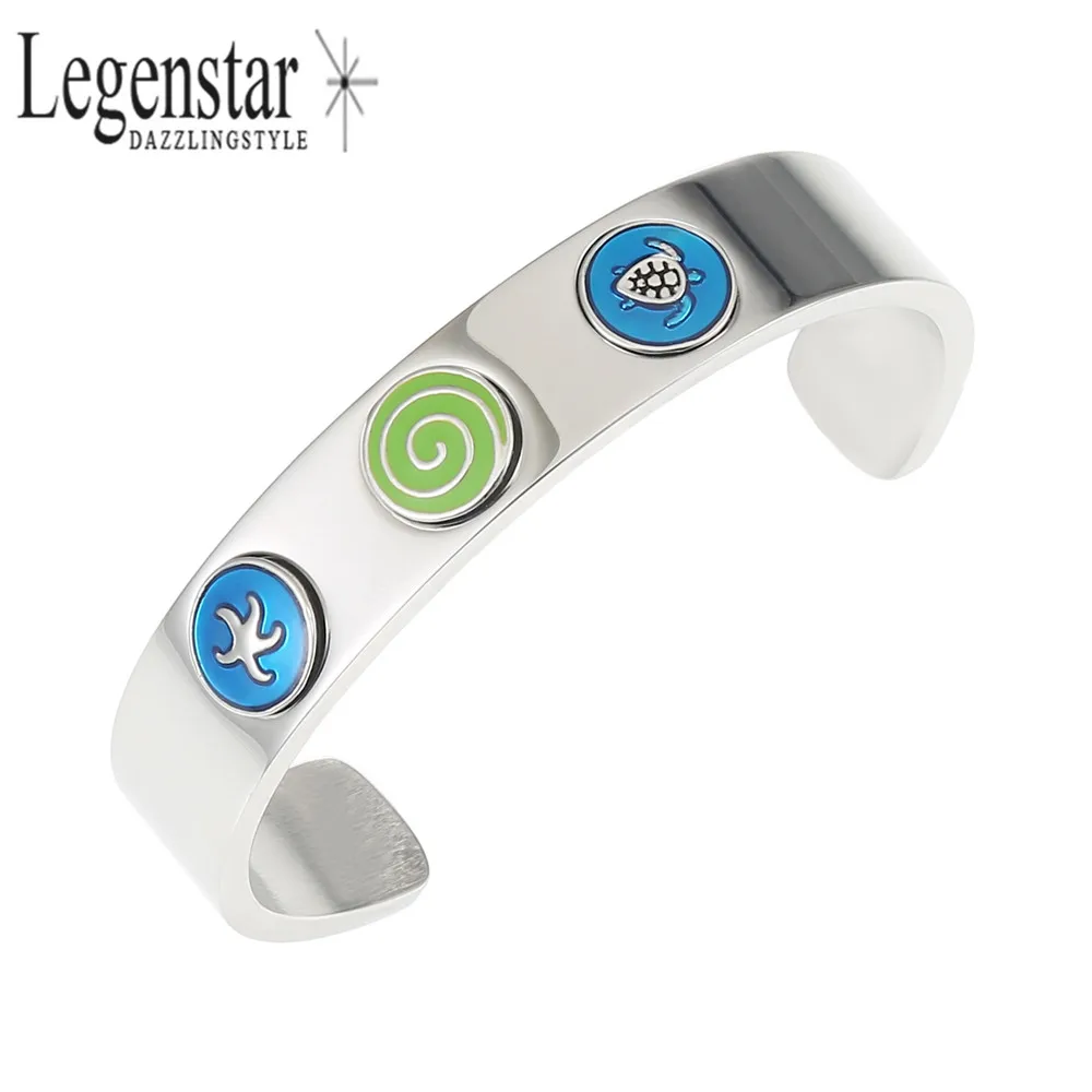 Legenstar Ocean Series Opening Cuff Bracelet for Women Jigs