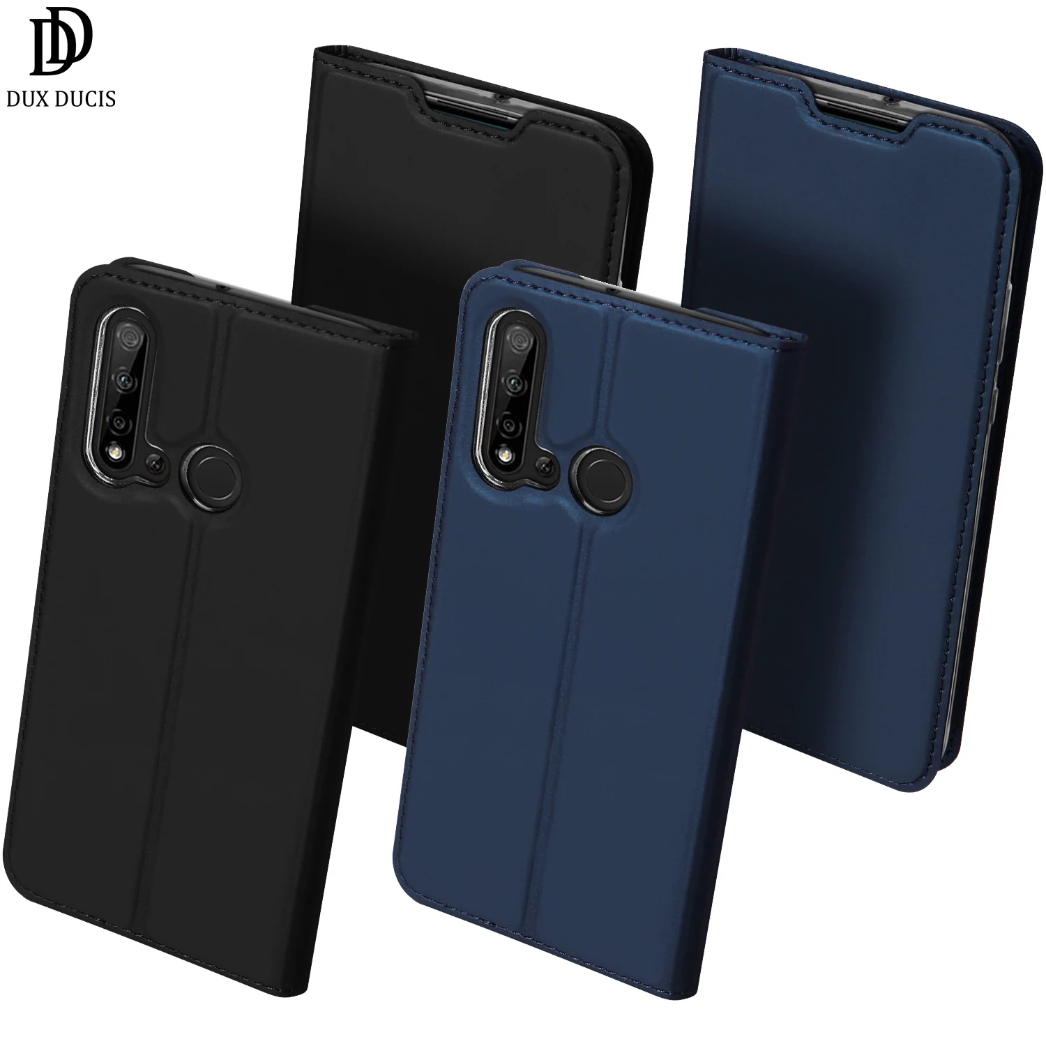 

Flip Case For Huawei Nova 5i & P20 Lite 2019 PU Leather TPU Soft Bumper Protective Card Slot Holder Wallet Stand Phone Cover