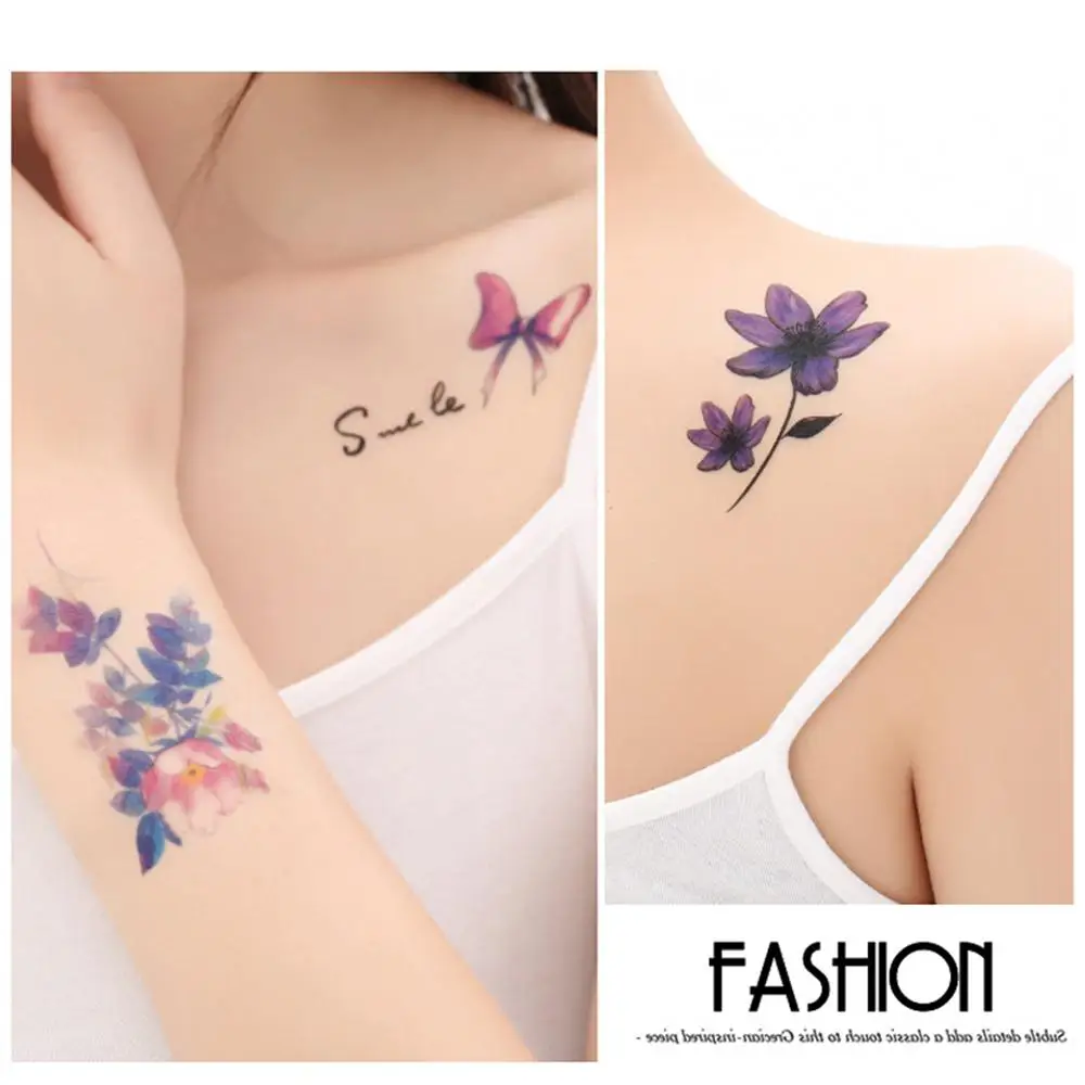 Хит продаж временная мини татуировка Милая Сексуальная Татуировка для женщин