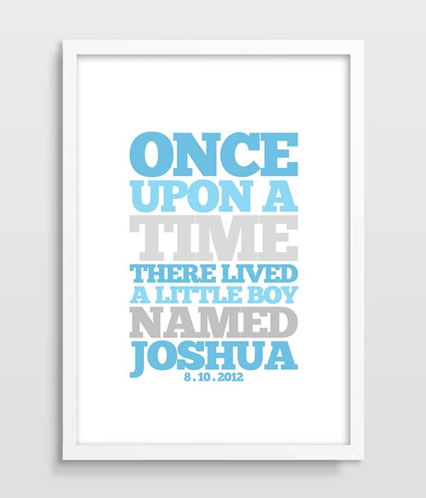 personalised nursery wall art