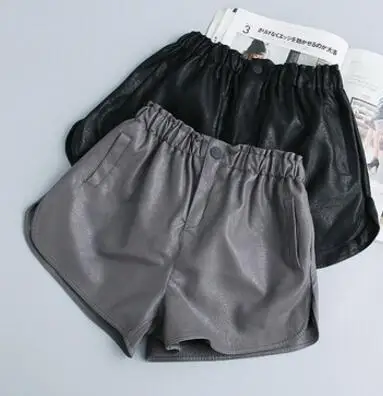 PU leather Shorts female autumn and winter, 2016 Korean