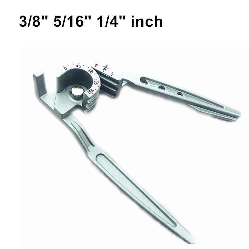 Buy manual pipe bender 3/8 5/16 1/4 inch three in one