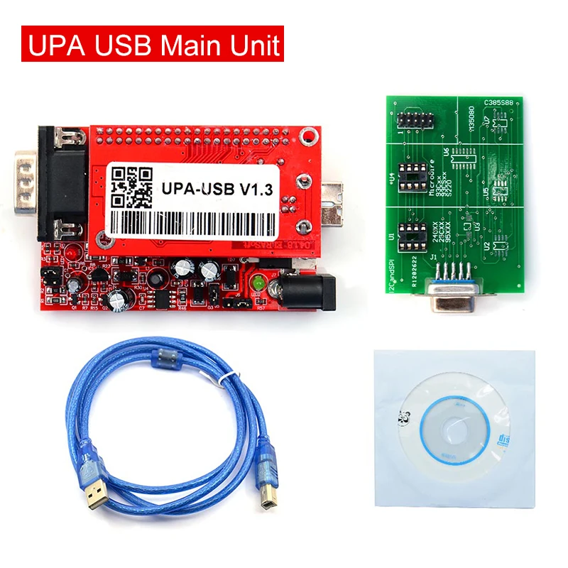 Программатор USB UPA V1.3 с полными адаптерами ECU чип тюнинг OBD2 основное устройство 1 3