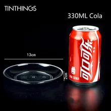 

500 Pcs Disposable Cake Plate Wddding Clear Small Plastic Plates For Party Kids Baby Disposable Dessert Plate Tableware 13x2cm