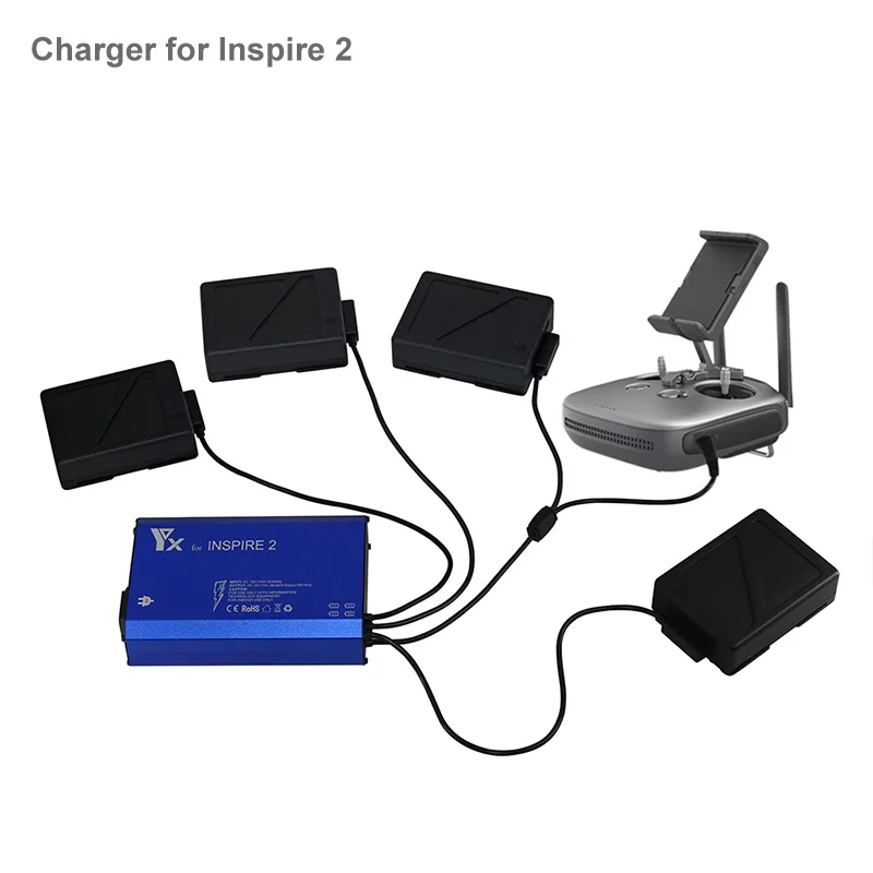 

DJI Inspire 2 Charging Hub TB50 Battery Charger for DJI Inspire 2 Drone Intelligent Flight Battery 26V 4A Fast EU US AU UK Plug