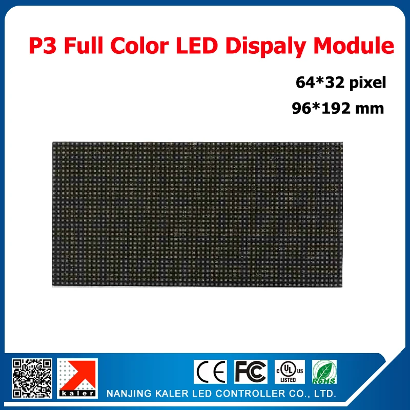 

TEEHO P3 Indoor Full Color Advertising Media LED Display Module panel 192*96mm Indoor LED Video Wall 2121SMD Full color led sign