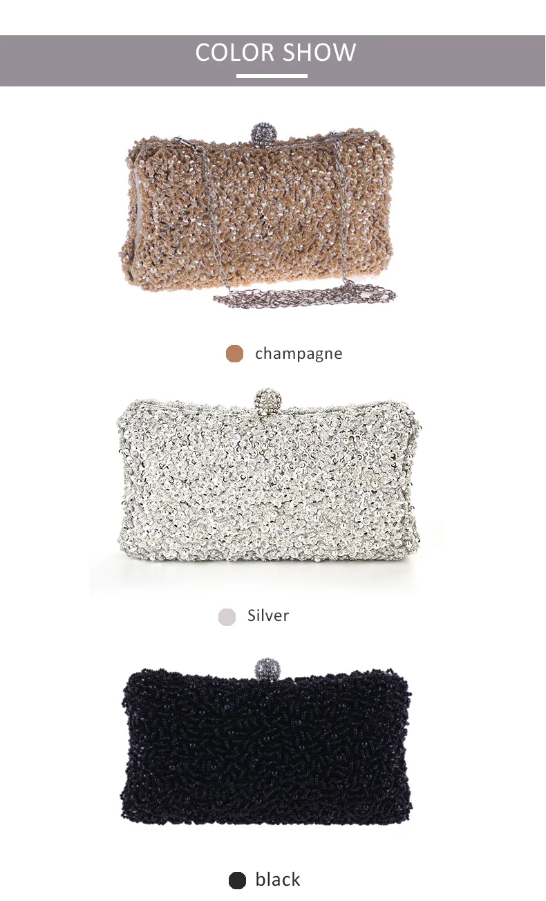 Luxy Moon Sparkly Evening Bag Avaiable Colors