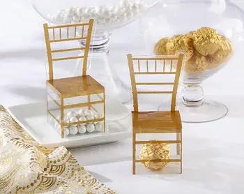 

100 PCS Free Shipping Wedding "Table Chair" Candy Box Birthday Wedding Decoration Party Gift Box