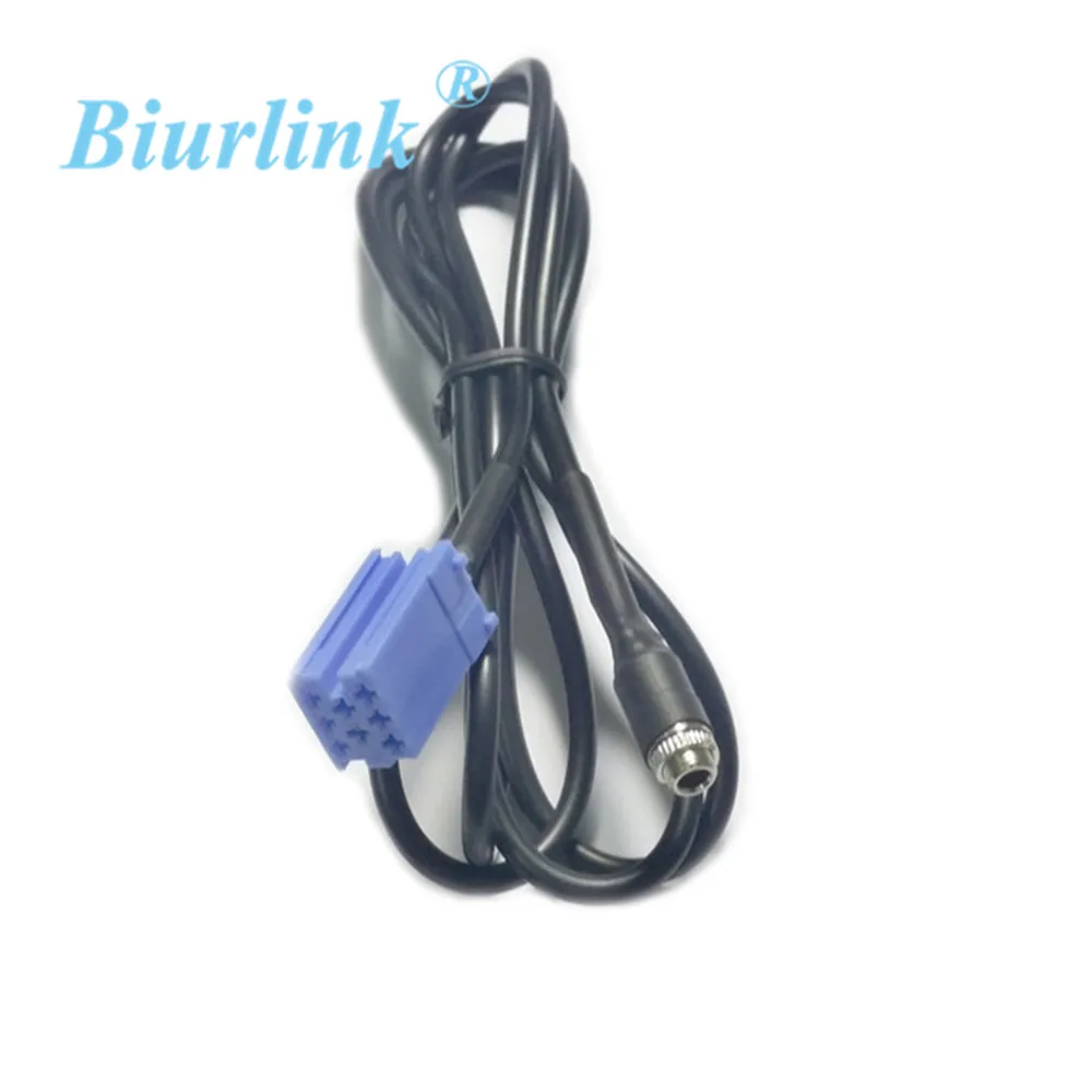 

Biurlink Aux Audio Adapter For Volkswagen Passat B5 POLO Bora MINI ISO 8Pin Female 3.5MM CD Changer Cable JACK