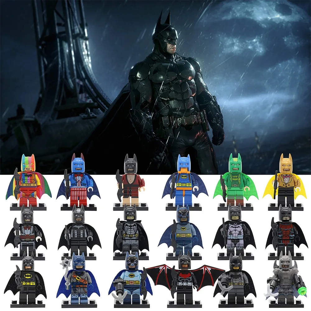 

Single Sale Batman Minifigures 2017 The Movie DC Super Heroes Superheroes Assemble Kids Toy Gifts brinquedos Gifts For New Year