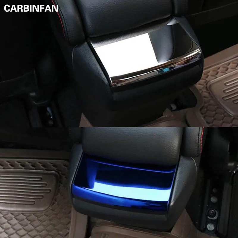 

ACCESSORIES STAINLESS STEEL ARMREST BACK TRIM COVER MAT STICKER CAR-STYLING FOR HONDA CIVIC 2016 2017 (sedan)