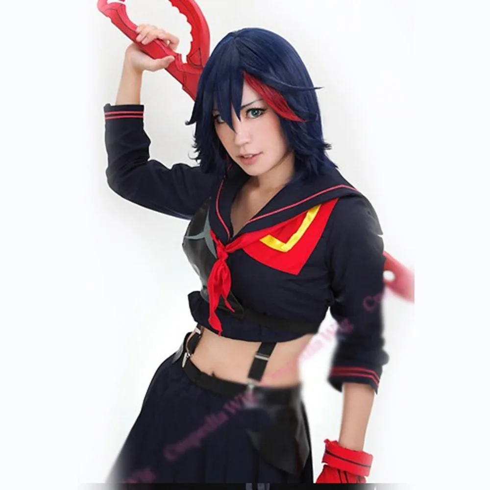 18' Short Dark Blue Mix Kill la Kill Matoi Ryuko Anime ...