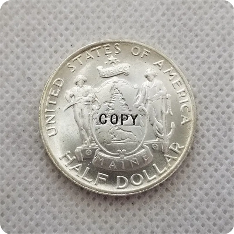 

USA 1920 MAINE COMMEMORATIVE HALF DOLLAR UNC COIN COPY