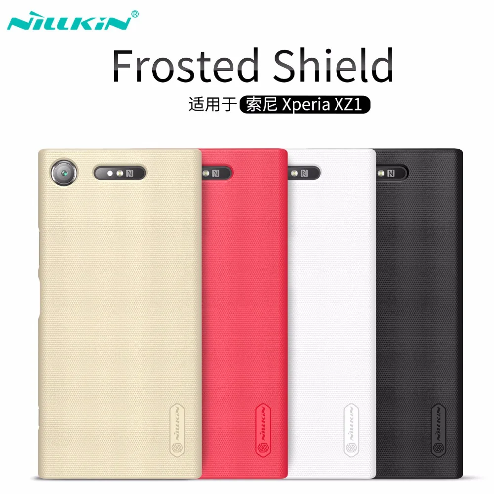 

Nillkin For Sony Xperia XZ1 Case Cover Hard Plastic PC Frosted Cover For Xperia XZ1 Dual F8342 Case Shockproof Protective Shield