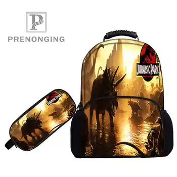 

Custom 17inch Jurassic-Park Backpacks Pen Bags 3D Printing School Women Men Travel Bags Boys Girls Book Computers Bag#1031-9-23