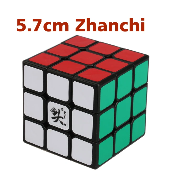 CubeXYZ DY zhanchi 5 7 см кубик без наклеек/черный/белый головоломка идея подарка для X'mas