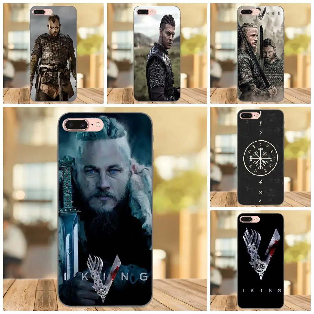 

For Xiaomi Mi Mix Max Note 2 2S 3 5X 6 8 SE A1 Play F1 TPU Soft Phone Accessories Cover Case Vikings Series