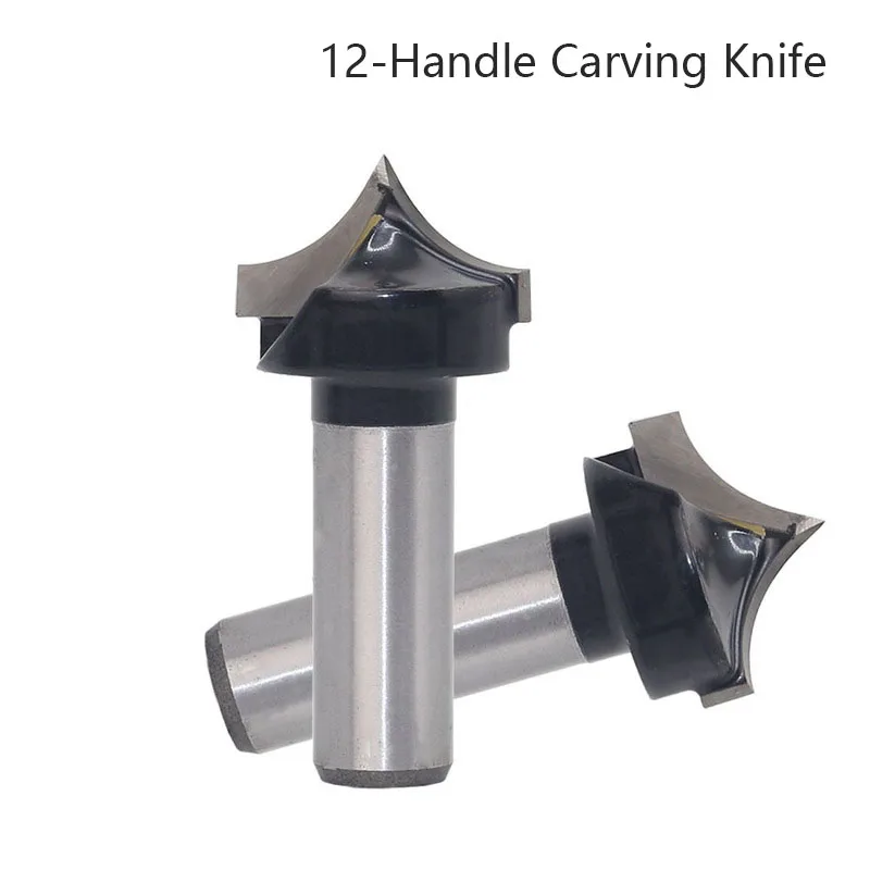 

1Pcs Milling Cutter Engraving Router Bit Alloy Carbide End Mill 12-handle For Woodworking Cutter Milling Tools