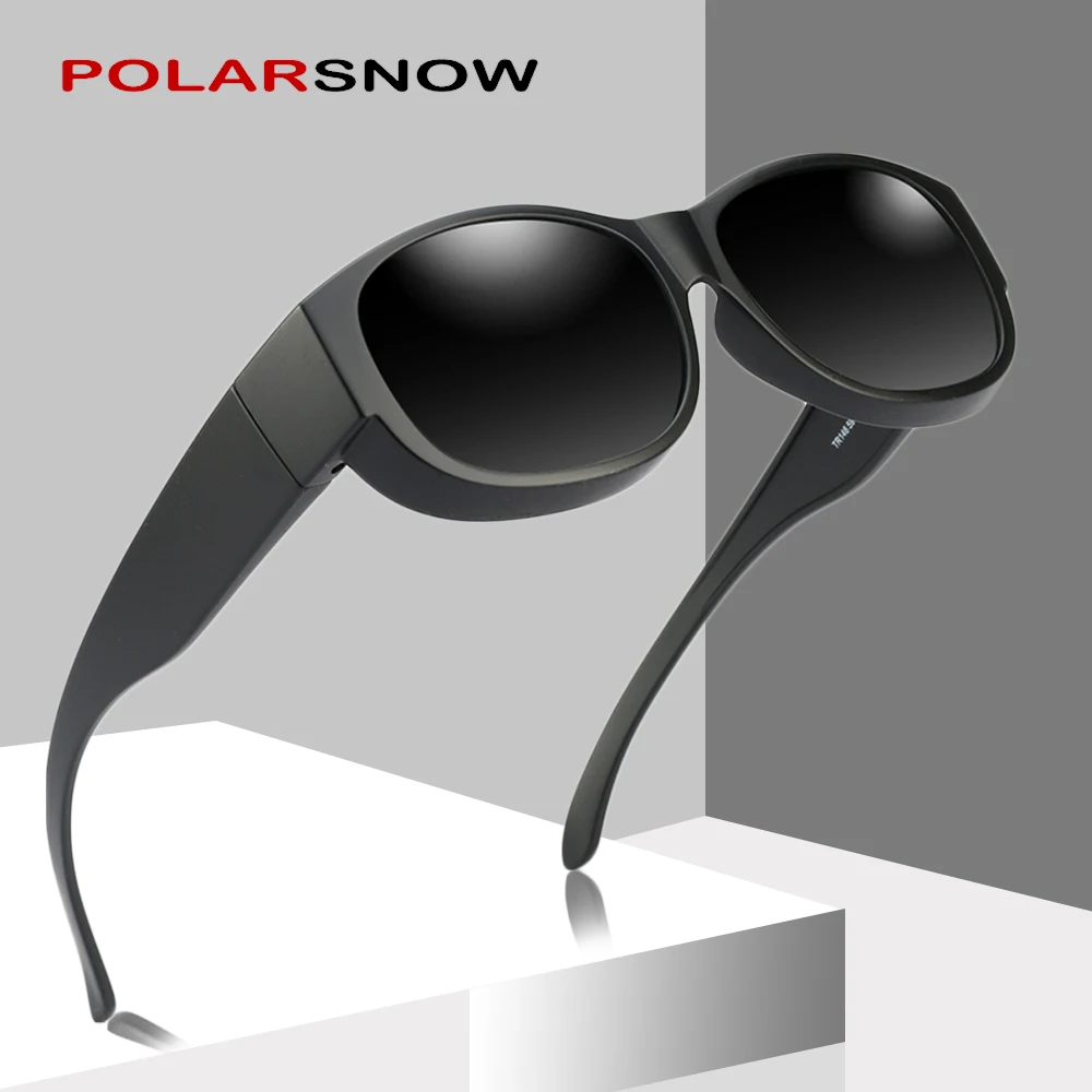 POLARSNOW Brand Unisex Sunglasses Polarized Glasses Fit Over 