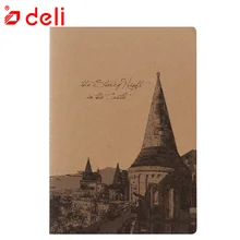 Deli 1 шт. Профессиональный блокнот s студенческие канцелярские товары 60 листов школьные принадлежности Мягкий Блокнот Журнал DIY личный дневник книги