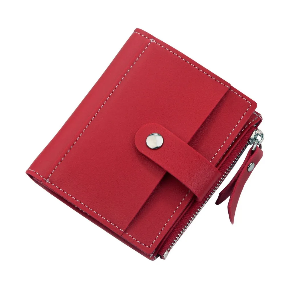

MUQGEW Lady Wallet Women Fashion Small Wallet Purse Female Money Bag Small Coin Pocket Standard Wallets 11X1.5X9.5cm #29