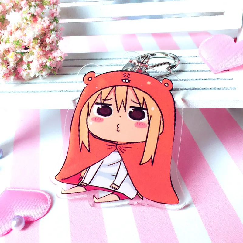 Аниме Himouto Doma Umaru косплей брелок модный chan Автомобильный держатель для ключей