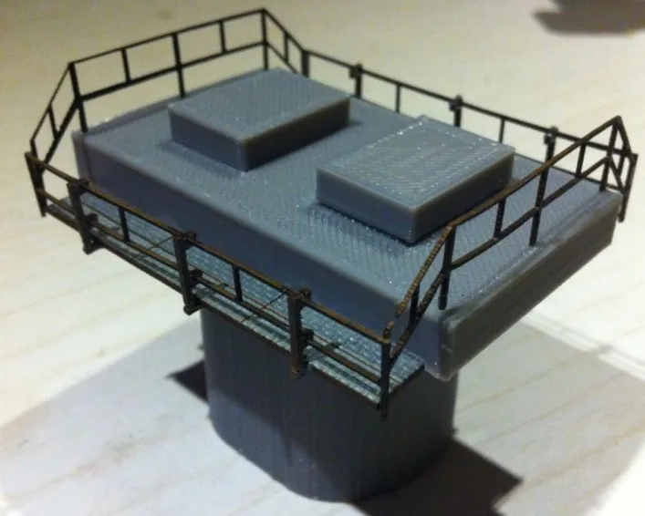 1/87 модель поезд хо масштаб diy архитектурная модель Мост Пирс размер(несколько вариантов) материал песок стол Модель Материалы - Цвет: 60 mm high