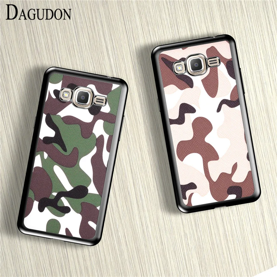 DAGUDON ТПУ полный обложка чехол для samsung Galaxy Grand Prime G530 G530h G531 G531H случаях Камуфляж