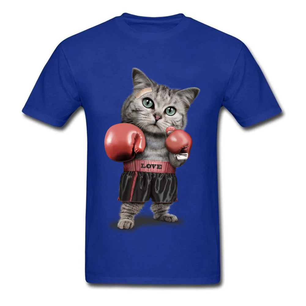 Lovely BOXING CAT_blue