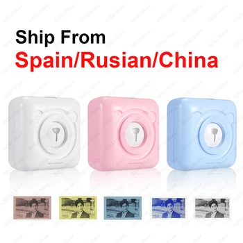 

Pocket Printer Thermal Bluetooth Mini Mobile Portable 58mm Printer for Android iOS Phones Ship From Spain/Russia Pocket Printers