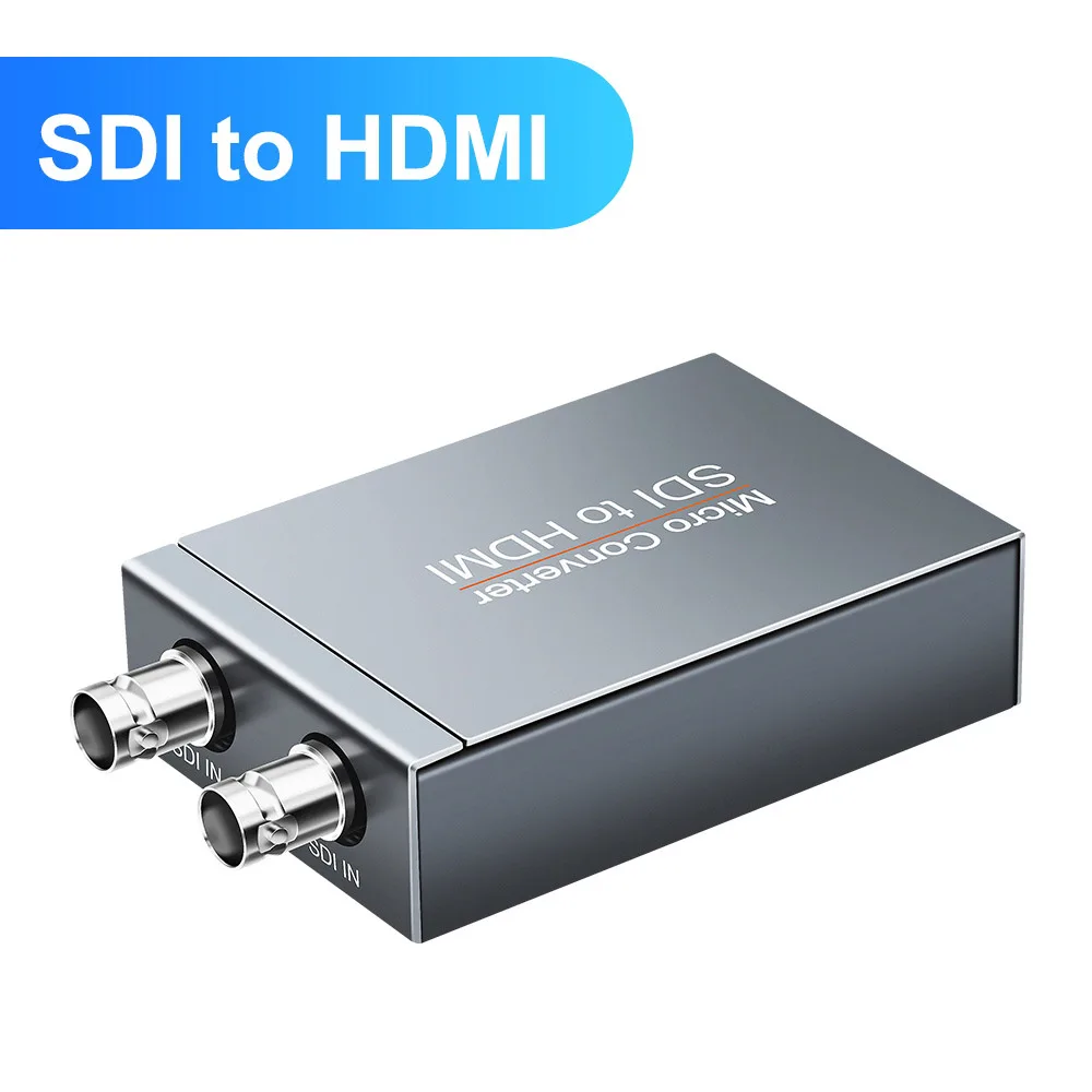 Мини HD 3g SDI в HDMI конвертер адаптер HDMI в 3g SDI* 2 дисплей 1080p с usb питания HDMI коммутатор в SDI для PS3/4 Smart box - Цвет: Красный