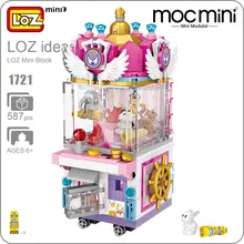 LOZ Mini Blocos Boneca Clipe Garra Máquina De Jogo Modelo UFO Catcher Parque de diversões Da Menina do Menino Presentes Blocos de Construção de Brinquedo Tijolos Kits 1721