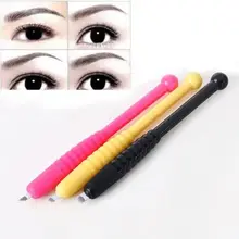 1 предмет одноразового использования, для микроблейдинга ручка для татуажа бровей Перманентный F9 F12 U18 машина ручка инструмента Наборы