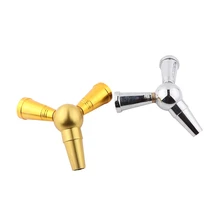 Оригинальные металлические щипцы для кальяна адаптер наргильный сплиттер наргильный конвертер шланг разъем дистрибьютор с соединением силиконовых люверсов