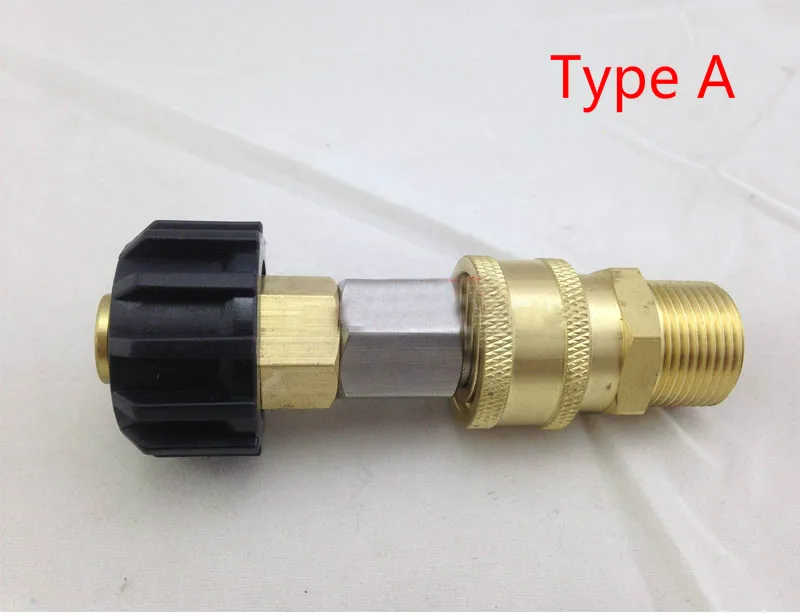 3/8" Plug by M22 European Coupler Pressure Washer Fitting 