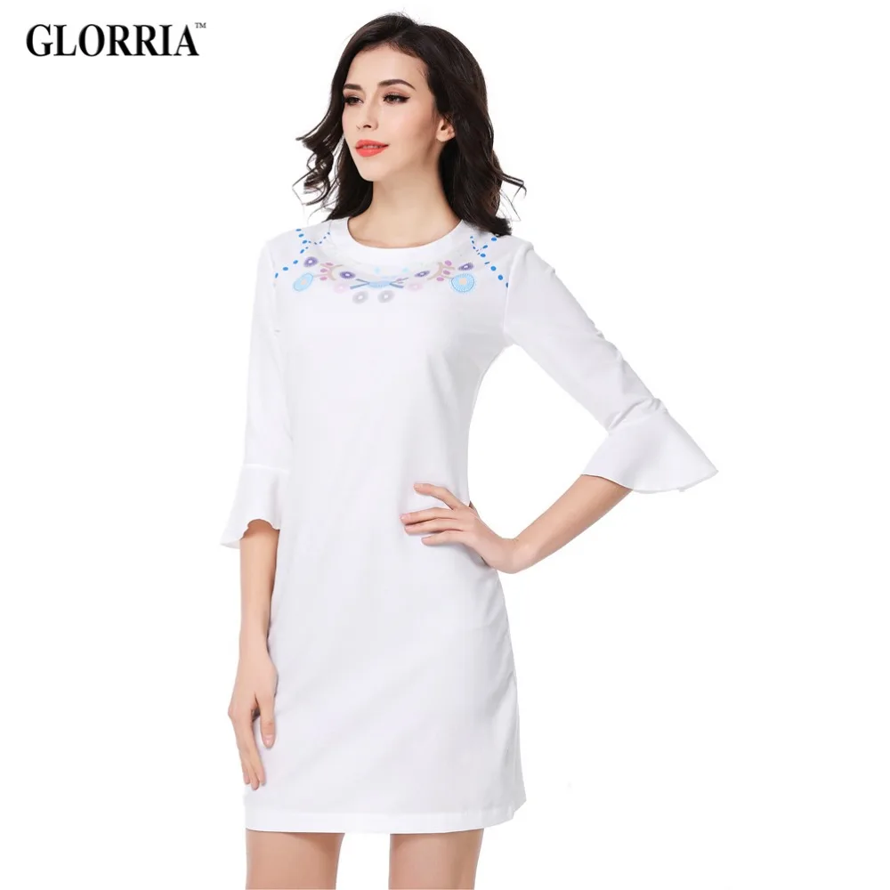 White Business Casual Dress