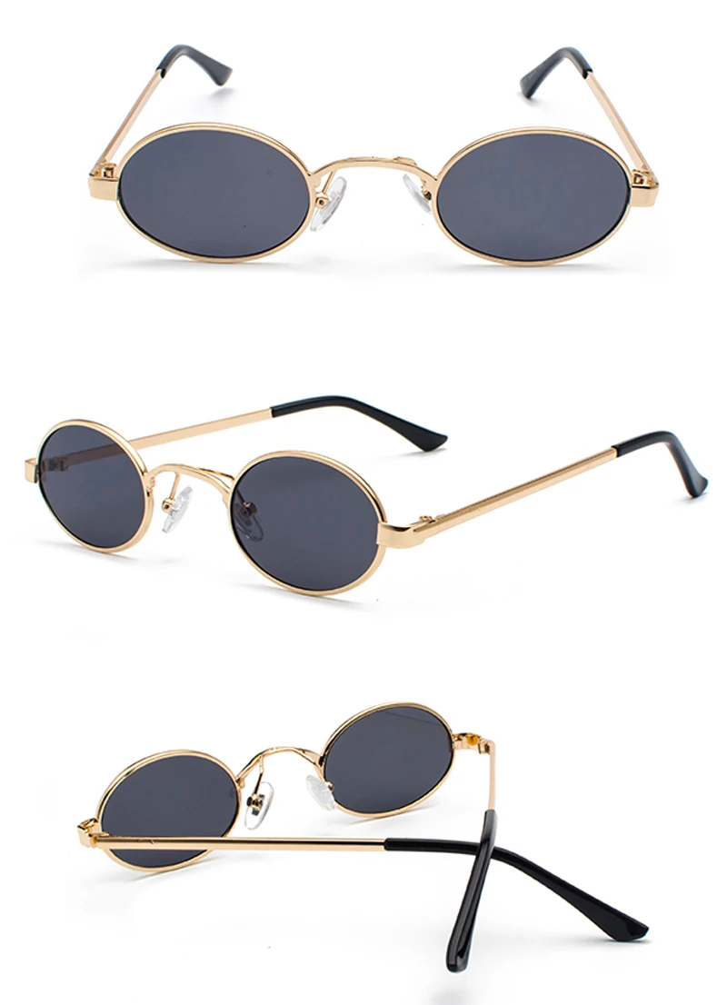 Tiny Oval Sunglasses Men detail (6)