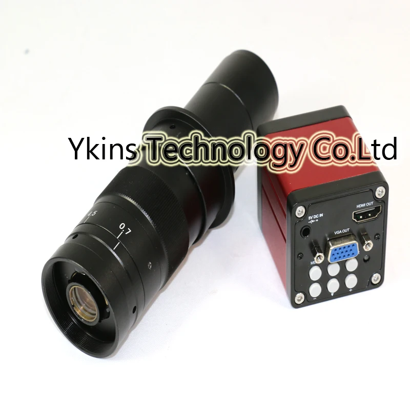 

Free shipping 13MP HMDI VGA outputs CCD Video industrial Microscope Camera+180X Zoom C-mount for phone repair