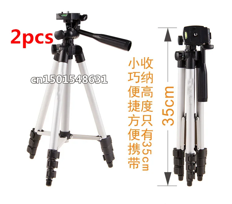 2pcs WT3110A, Tripod With 3 Way HeadTripod for Nikon D7000 D80 D90