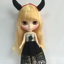 Ню Блит куклы, смешанный светлые волосы кукла, завод кукла подходит для DIY Изменить BJD игрушка для девочек