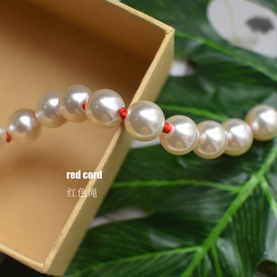 MM FOND Fashion Faux Pearl с цветным шнуром, легко сочетающиеся, супер шикарные женские сумки-мессенджеры на ремне, хорошее качество, для девочек, ремень через плечо - Цвет: red cord